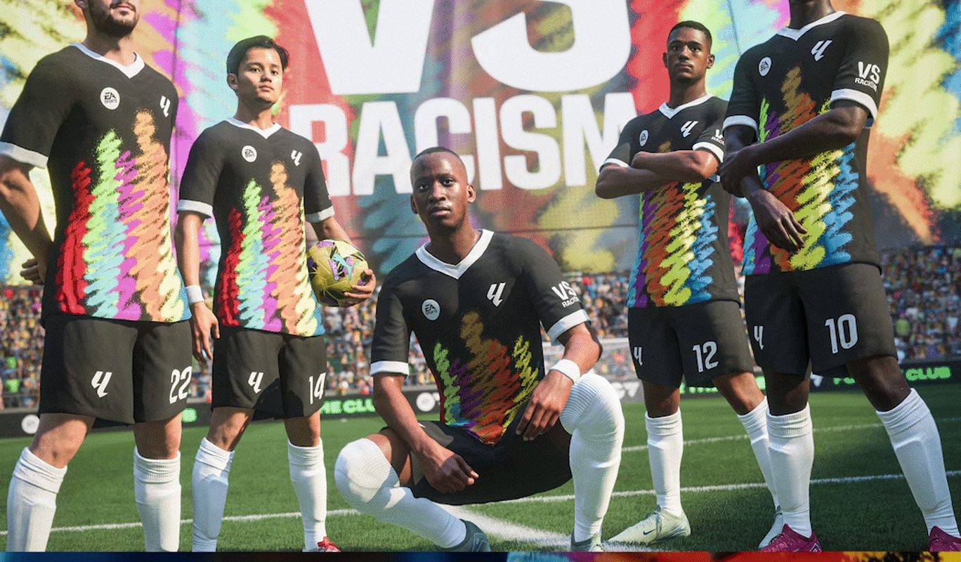 Equipación VS Racism con el arte de SUSO33